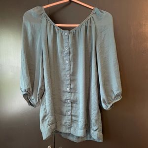 Silk ¾ Sleeve Top